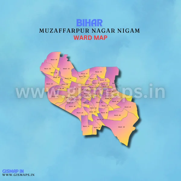 Muzaffarpur Nagar Nigam Ward Map